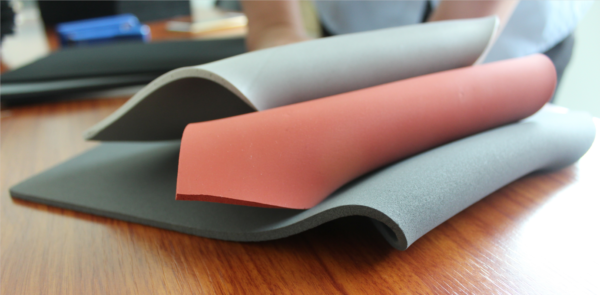 Silicone foam material sheet for high temperature gasket and seal projects