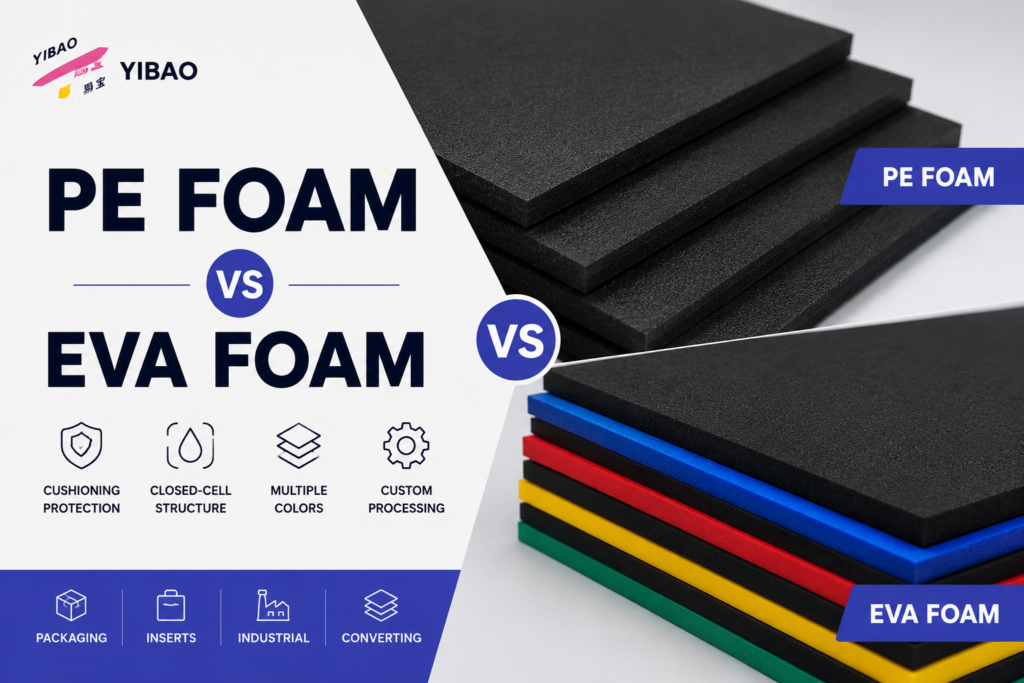 PE foam vs EVA foam sheet comparison